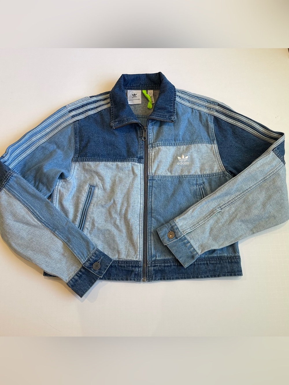 adidas KSENIASCHNAIDER Denim Patchwork Track Top Women's Jacket